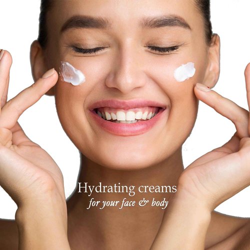DELÚVIA Ultimate Aloe Skincare Bundle – Miracle Aloe Cream 8 oz and Rejuvenating Face Cream 2 oz