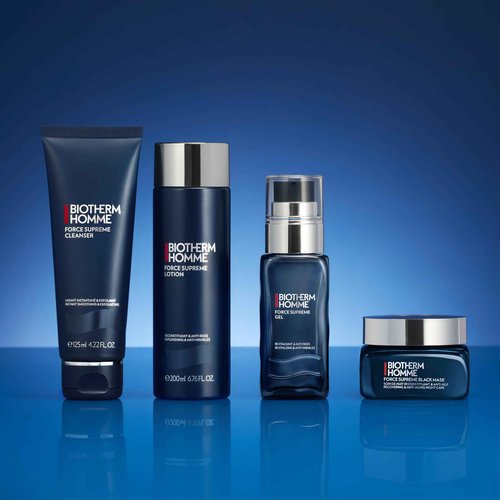 Biotherm Force Supreme Lotion, Replenishing & Anti-Aging Face Lotion for Men with Pro-Xylane and Cedar Bud Extract, Firms and Tones the Skin, Helps Reduces Signs of Aging, 6.8 Fl. Oz.