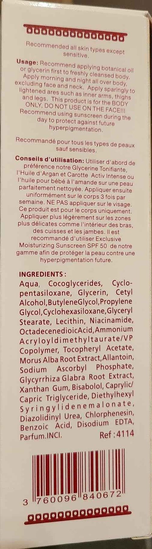 Makari Premium+ Body Brightening Beauty Milk (4.57 fl oz) | Anti-Aging Body Lotion | Softens and Smoothens Skin | Helps Diminish Discolorations and Dark Marks | Enhances Luminosity and Vibrance