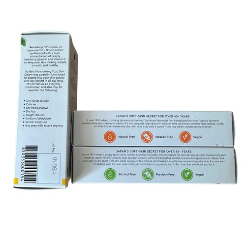 Yu-Be Ultra Hydration Trio | Japanese Skincare | Moisturizer Set with Yuzu Pure Hydration, Advanced Formula Fragrance Free Cream, & Moisturizing Skin Cream | Vegan Sensitive Skin-Safe
