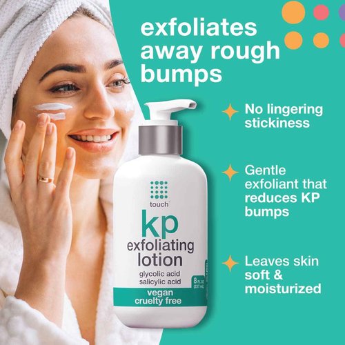 TOUCH Keratosis Pilaris Exfoliating Body Wash Cleanser Plus Moisturizing Body Lotion