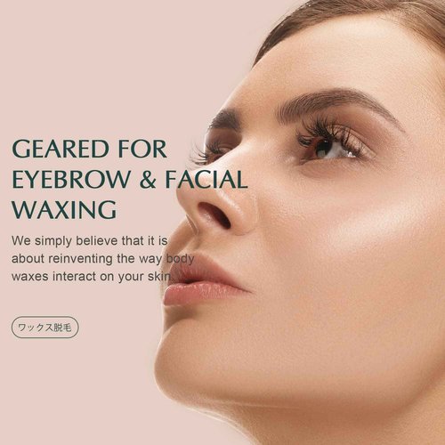 KOTAMU Waxing Kit Black Digital, Pink Wax Beads for Hair Removal, Target Thin Fine Hair Face Eyebrows Chin Legs Underarm Bikini Waxing, Suitable for Women and Men