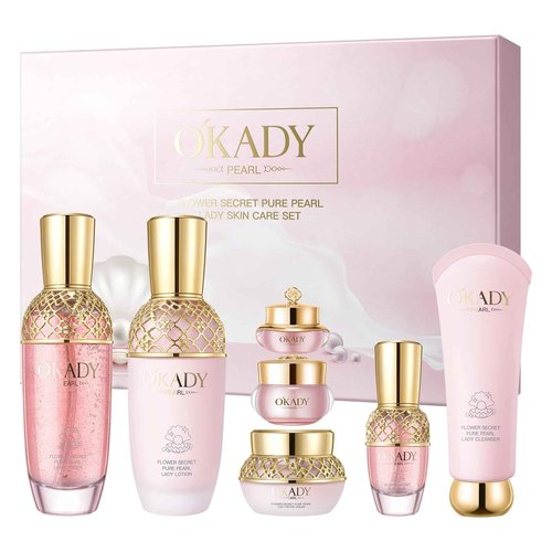 R RadiantRise Anti-Aging Skin Care Set & Kit For Women Facial Skin Care Routine Set Kit 7-In-1 Set Gift Set