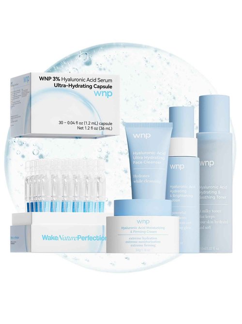 WNP Hyaluronic Acid Multi-Dimensional Hydration Set-all in one skin care set,skincare bundle