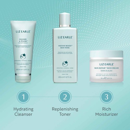 Liz Earle Cleanse & Polish Face Wash - Gentle Facial Cleanser with Moisturizing & Calming Ingredients - Boosts Hydration and Reveals Instant Radiance (200ml)