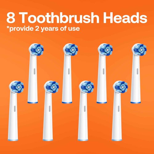 Bitvae Toothbrush Cleaner & R2 Rotating Electric Toothbrush Black for Adults and Kids with 8 Brush Heads, 5 Modes, Pressure Sensor, Travel Case, Bundle