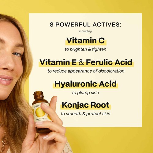 Mad Hippie Vitamin C Serum 2-Pack – Brightening Serum with Hyaluronic Acid, Ferulic Acid, Vitamin E, 1.02 Oz Ea