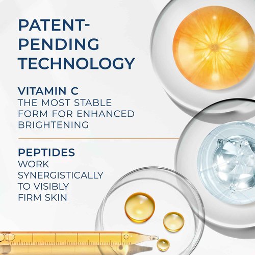 RoC Multi Correxion Revive + Glow Skin Care Regimen Bundle: Vitamin C Serum for Face + Vitamin C Cream for Tighter, Brighter Skin