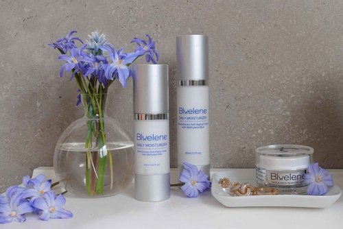 Bluelene Anti Aging Daily Moisturizer, Revolutionary Anti Wrinkle Face Cream with Methylene Blue (50ml) (1.7 Fl Oz). Suitable for Sensitive Skin.