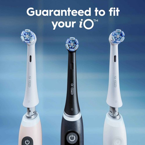 Oral-B iO Ultimate Clean Replacement Brush Heads, 5 Count, 4 Ultimate Clean + 1 Gum & Sensitive White