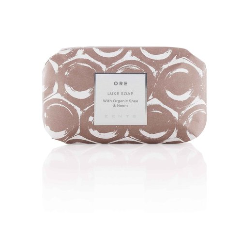 Zents Luxe Moisturizing Soap Bar Set (Earth, Ore, Sun) | Triple-Milled Shea Butter & Coconut Oil | Gentle Hand & Body Soap | Nourishes & Softens Skin | 5.7 oz (3 Bars)