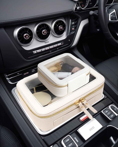 FFpaw Clear Makeup Bag Set, Travel Makeup Case Clear Cosmetic Travel Bag Small Makeup Organizer Mini Make Up Pouch for Purse Waterproof Toiletry Bag Portable Car Essentials Car Organizer