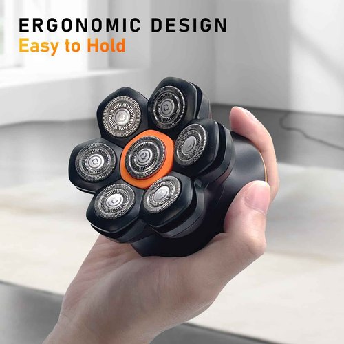 MAXGROOM 7D Head Shavers for Bald Men and 7D Head Shaver Replacement Blade