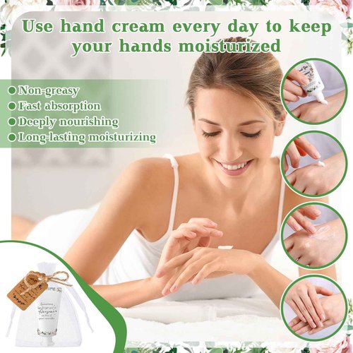 Dansib 48 Sets Hand Mini Lotion Bulk Employee Appreciation Gifts Travel Size Hand Cream Bulk Inspirational Thank You Team Gifts for Birthday Christmas Teachers Coworkers Office Staff(Stylish)
