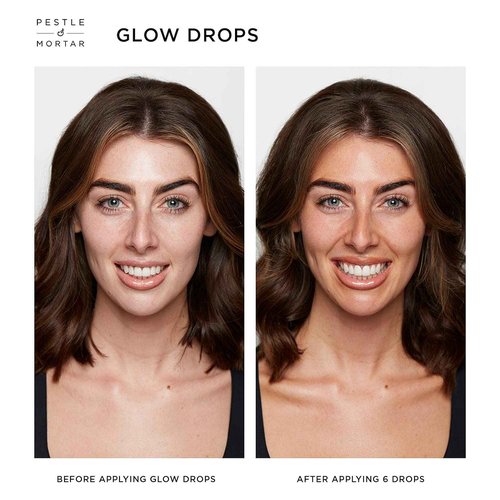 Pestle & Mortar 2% Pure Hyaluronic Acid Serum 30ml + Glow Drops - Customisable Self Tanner 30ml