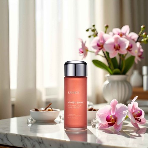 Lavien Kombu Biome Deep Hydration Facial Toner - Brightening and Wrinkle Improvement, Triple Hydration and Nourishment - Kombucha Fermented Ingredients - 5.97 Fl Oz. (150ml) Bottle