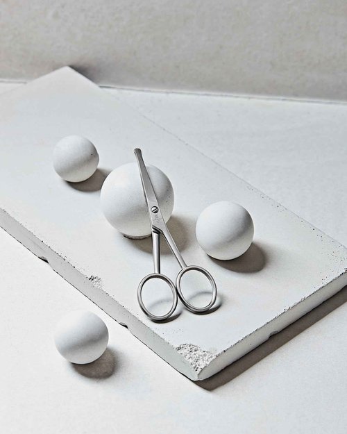 ZWILLING Nose Facial Hair Scissors, Durable Stainless Steel, Matte, Premium Facial Care, 105 mm