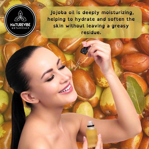 Naturevibe Botanicals Golden Jojoba Oil 32 oz and Castor Oil 32 oz | 32oz Carrier Oils Combo