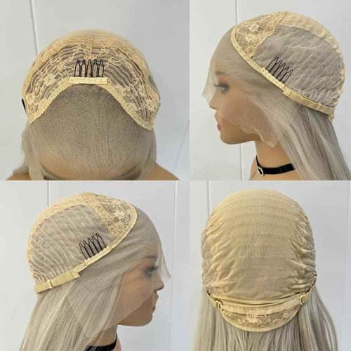 Ginger Long Curly Lace Wig Glueless Synthetic Lace Front Wigs For Women Heat Resistant Cosplay Orange 24Inch Long Deep Curl Wig Princess Merida Cosplay