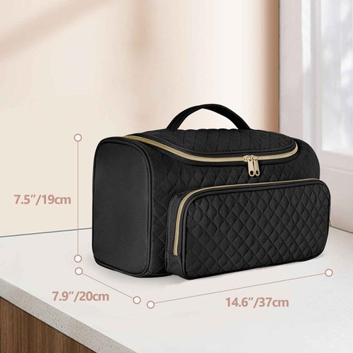 Fasrom Travel Carrying Case Compatible with Shark FlexStyle Air Styling & Drying System HD430/HD435, Hair Blow Dryer Storage Bag to Organize Hair Styling Attachments, Black (Empty Bag)