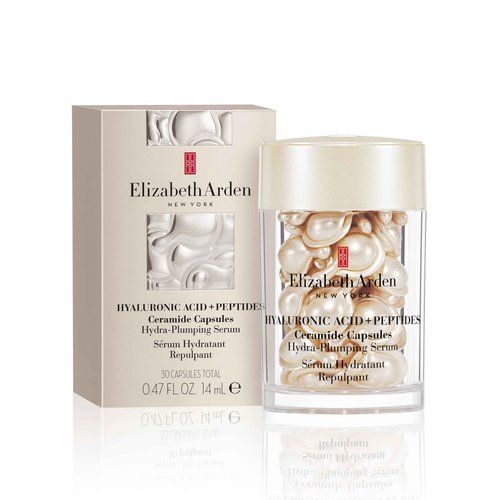 Elizabeth Arden Hyaluronic Acid + Peptides Ceramide Capsules Hydra-Plumping Serum, 30 Capsules, 0.47 fl oz