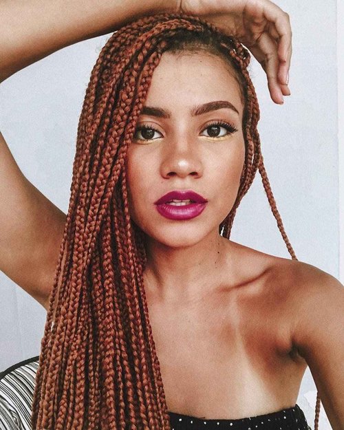 Themis Hair Ginger Crochet Box Braid 24inch 6 Packs Midium Size Premium Synthetic Crochet Braids Waist Length Individually Prelooped Handmade Soft Braids Hair Extension For Girls Women(24inch,350)