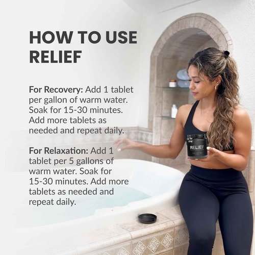 New Relief Hydrogen Bath Bomb Tablets: Relax Muscles, Soothe Discomfort, and Recover Naturally – Magnesium Hydrogen Soak (60 Tablets)