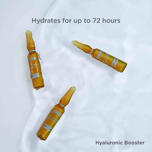 Isdinceutics Intensive Hyaluronic Acid and Peptide Booster - Facial Serum in Ampoules, 0.06 FL OZ x 10 ampoules