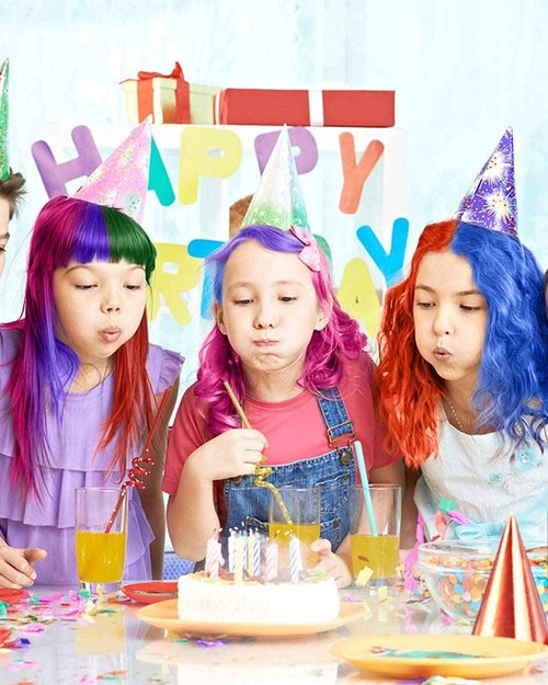MSDADA Bundle, 10pc Hair Chalk Comb & 12pc Hair Chalk, Temporary Bright Hair Color for Girls Kids, Gift for Girls Age 4 5 6 7 8 9 10 Birthday Cosplay Children's Day, Halloween, Christmas Party