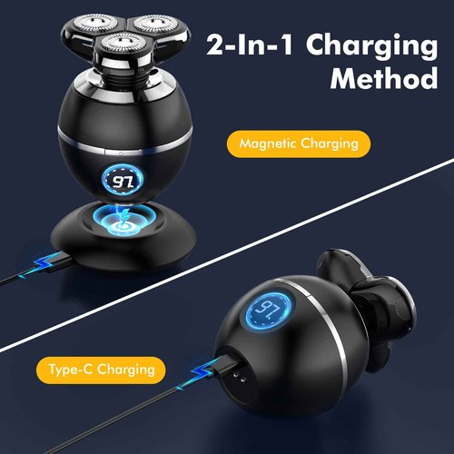 ETENTOUS Electric Razor for Men, 2025 Upgrade Electric Shavers for Men, Cordless Rechargeable Shaver for Men, Wet/Dry Mens Shaver Face Shaver, Quick Electric Razor Grooming Kit