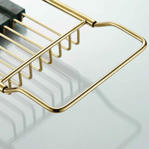 GIYDNEI Stainless Steel Bathtub Caddy Tray, Expandable Bathtub Holder Table, Adjustable Bathroom Tray, Bath Organizer Tub Shelf,Gold,26.8~35.4in