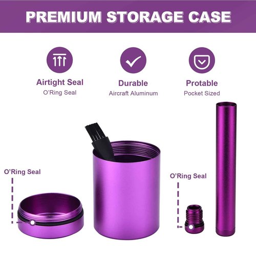 MAICHENG Storage Bag with Combination Lock Large Storage Container Cosmetic File Organizer Case Medicine Lock Box Portable Travel Storage Pouch Halloween Makeup Bag Purple