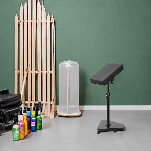 BARBALL Tattoo Arm Rest with Adjustable Height, Armrest for tattooing with Thickened Soft Sponge Pad for Tattoo Studio