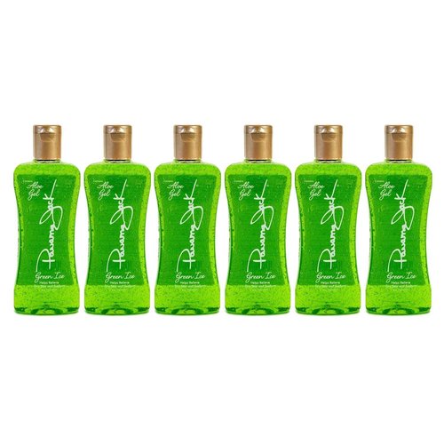 Panama Jack Green Ice Gel - Aloe Vera After Sun Formula Contains No Alcohol, Helps Preserve Tan, Relieves & Moisturizes Dry Skin & Sunburn, 8 FL OZ (Pack of 6)