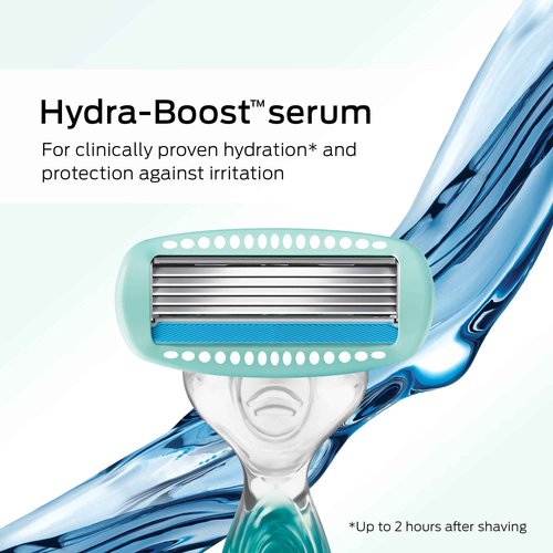 Schick Hydro Sensitive Razor for Men — Razor for Men Sensitive Skin with 17 Razor Blades & Schick Hydro Silk Sensitive Skin Razor for Women With 5 Moisturizing Razor Blade Refills