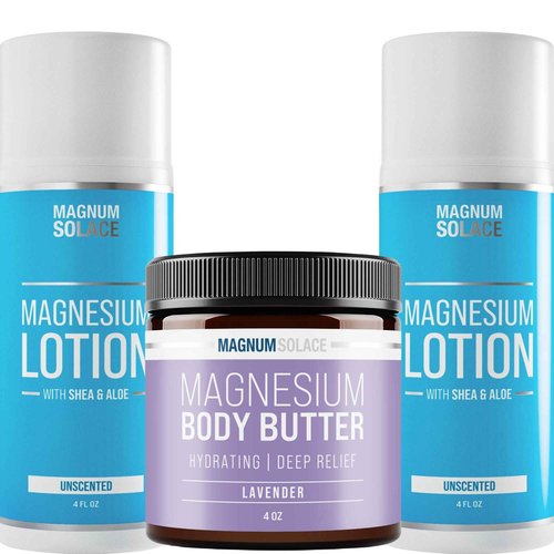 Magnesium Lotion (Qty 2) and Body Butter (1)