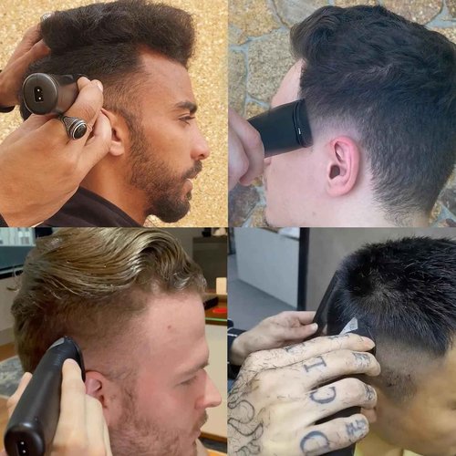 Fadify 2.0 Cordless Hair Clipper with Precision Guards, Hair Trimmer for Professional Home Use, Ceramic Blades, Rechargeable Battery & LED Display, Beard Trimmer, Eco-Friendly Design