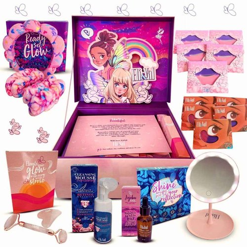 Christmas Tween Gift Box – Trendy & Unique Gifts Basket Teen Girl – Spa Kit for Teen Girls with Skincare and Self-Care Essentials – Birthday or Holiday Present