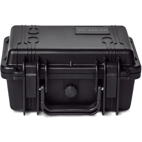 Holder Ink® Tattoo Ink Travel Case for 1oz tattoo ink bottle sizes. Carrying solution that allows you to pack your essential kit of tattoo inks. Capacity for 24 ink bottles. Pressurized valve included