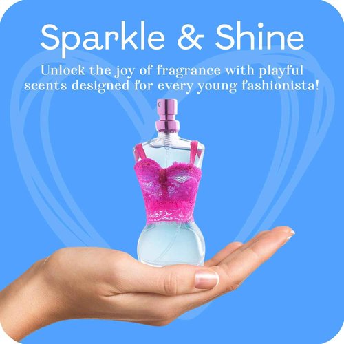SCENTED THINGS Inspire Teen Perfume Gift Set, Perfume for Kids, Girls 10-12, & Teenage, Teens Body Spray Mist, Girl Fashion Collection 3 Mannequin-Shaped Perfumes Bottles