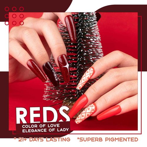 Gellen Gel Nail Polish Kit with U V Light Nail Dryer 72W, 12 Colors Christmas Gel Nail Kit, Professional Gel Nail Polish Starter Kit, Nail Art Decoarations Manicure Tools Set
