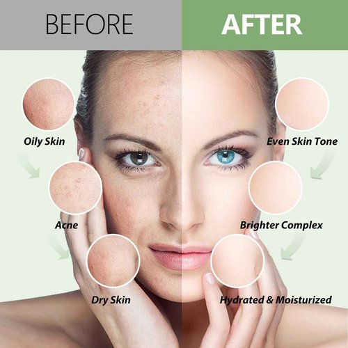 Fokiabin Jelly Mask Hydrating Deep Cleaning Detoxing Healing and Relaxing Premium Modeling Rubber For Facials Professional Set - 2 Treatments (barbados aloe,VC)