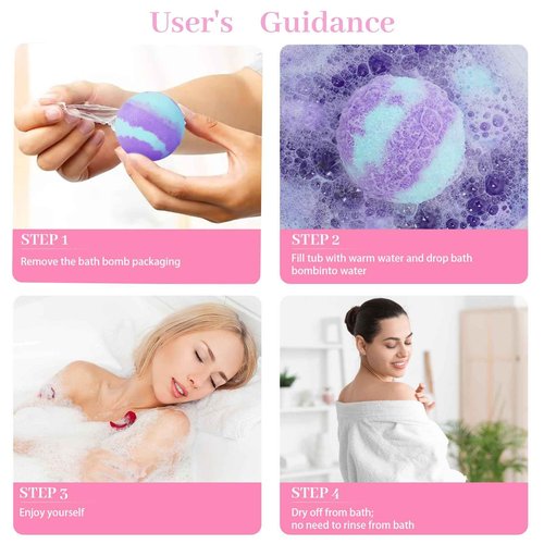 5.3 OZ Extra Large Bath Bombs Gift Set for Women, Girlfriend, Adults, Girls, Kids, 12 Pcs XXL Organic Natural Handmade Bathbombs for Skin Moisturizing, Bubble Spa Bath, Mothers Day Gift for Wife