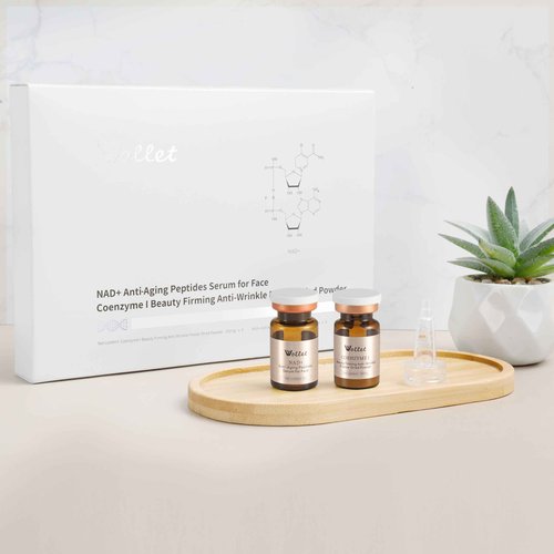 Anti Aging Peptide Serum – Collagen, NAD+, Niacinamide & Hyaluronic Acid | Lifting & Skin Renewal Without Microneedling | Wrinkle Repair, Firming & Brightening | Fragrance-Free