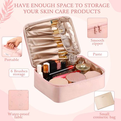 Sawysine 11 Pcs Pink Gift Box for Women Christmas Pink Birthday Basket Gifts Travel for Xmas Valentines Aesthetic Bags Makeup and Skin Care Spa Kit Mom Teacher Girlfriend