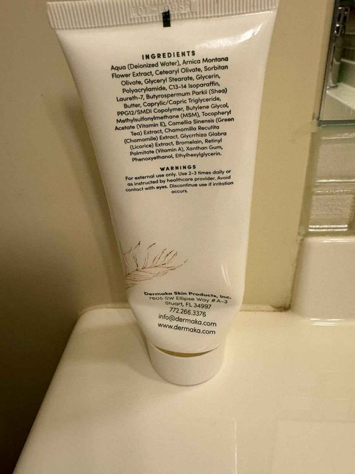 Dermaka Skin Cream for Uneven Skin Tones with Tinted Suncream Broad-Spectrum SPF 42 - Water Resistant for 80 Minutes