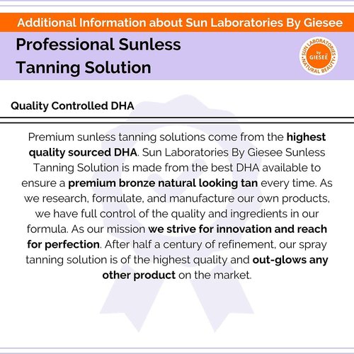 Spray Tan Solution (Medium) Airbrush Tanning Micro Mist (32oz) for Self Tanning Natural Sunless Solution, Body and Face for Bronzing and Golden Tan (Packaging May Very)