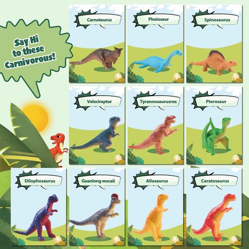 JuraFizz Dinosaur Bath Bombs for Kids with Surprise Inside, 20 Pack Natural Dino Egg Bath Bombs with Exclusive Carnivorous & Herbivorous Dinosaur Toys, Birthday Party Favors for Boys, Girls