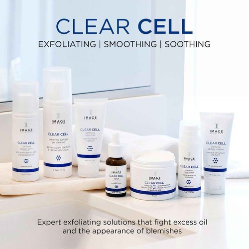 IMAGE Skincare, CLEAR CELL Restoring Serum, Balancing and Mattifying Facial Serum for Oily Prone Skin, 1 oz