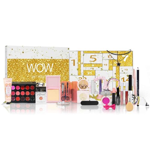 FantasyDay All in One Makeup Kit for Women Full Kit Girls Makeup Gift Sets Xmas Essential Bundle Include Eyeshadow Palette Lipstick Blush Concealer Eyeliner Mascara Foundation Brush Eyebrow Pencil